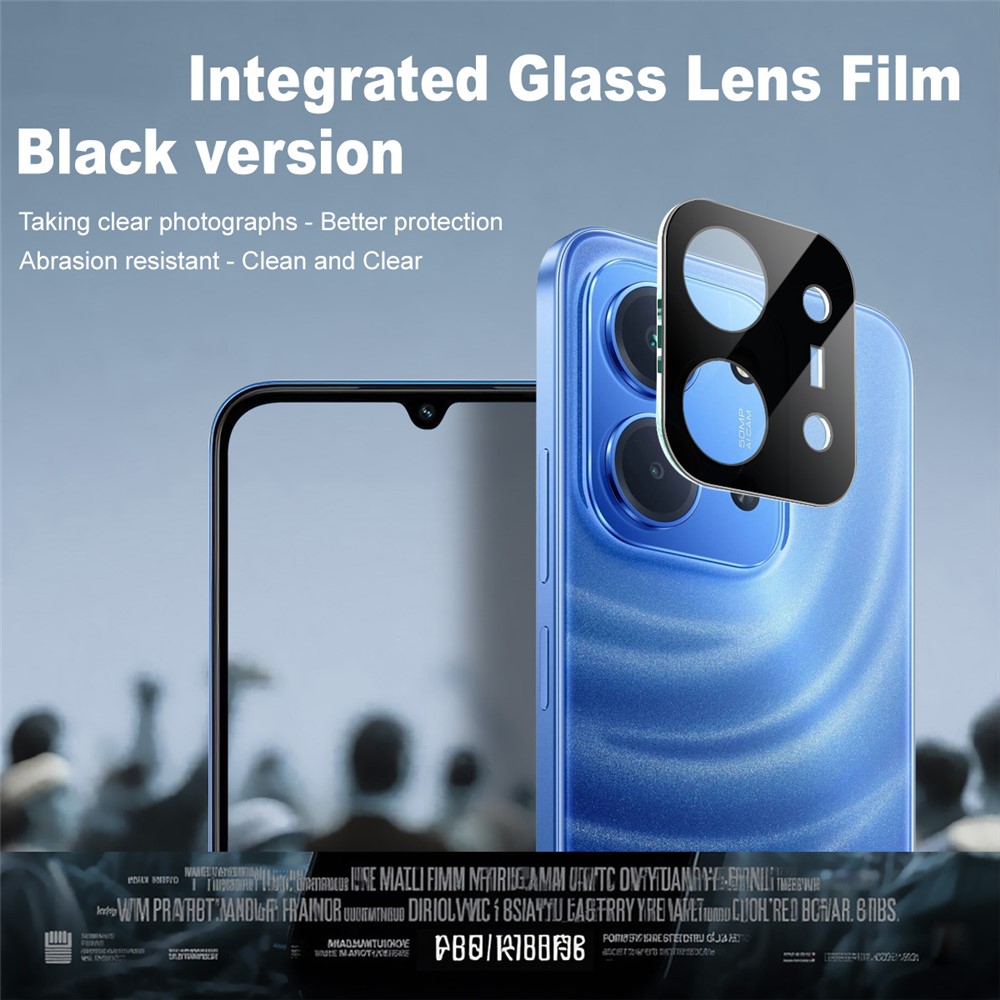 IMAK IMAK Xiaomi Redmi 15C Linsskydd Härdat Glas Svart - Teknikhallen.se