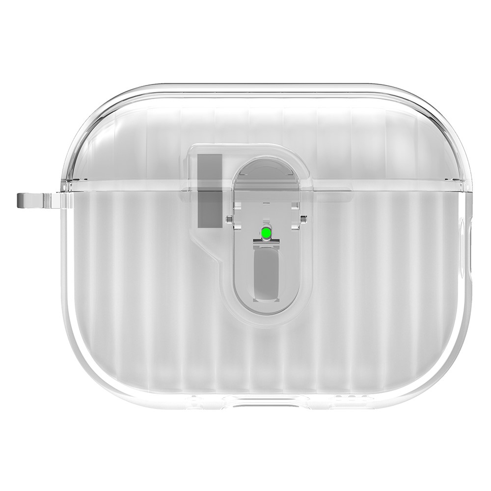  AirPods Pro 3 Skal Hybrid Shell Texture Transparent - Teknikhallen.se