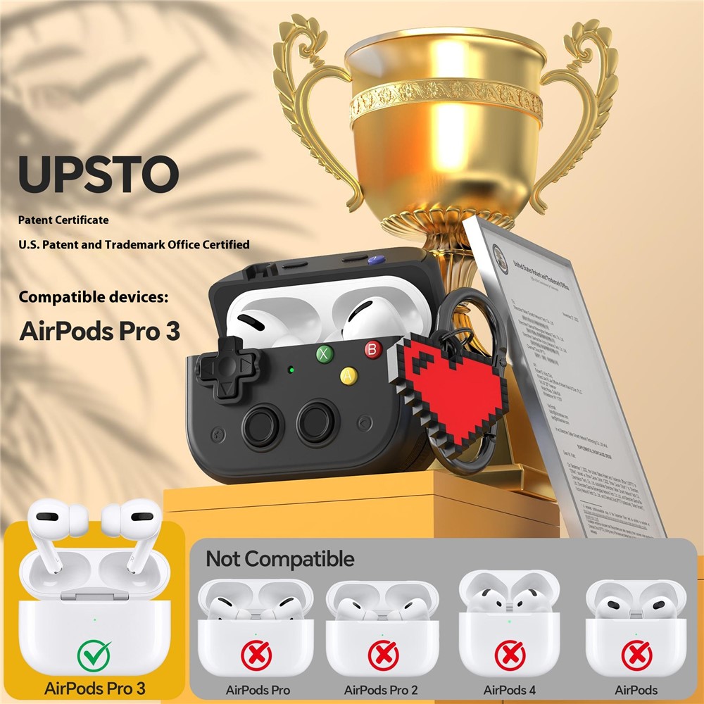  AirPods Pro 3 Skal Game Console Svart - Teknikhallen.se