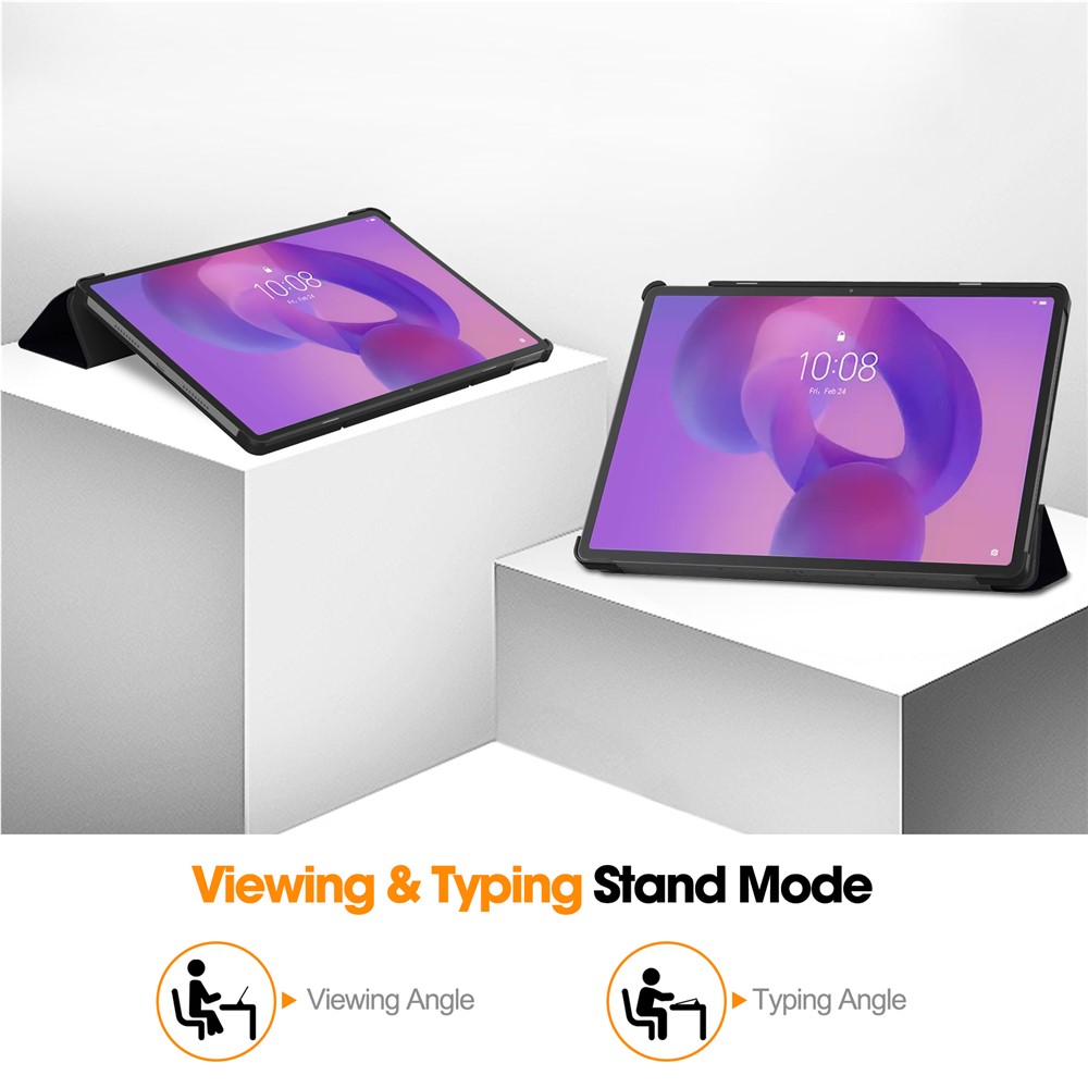  Lenovo Idea Tab Pro Fodral Tri-Fold Dont Touch Me - Teknikhallen.se