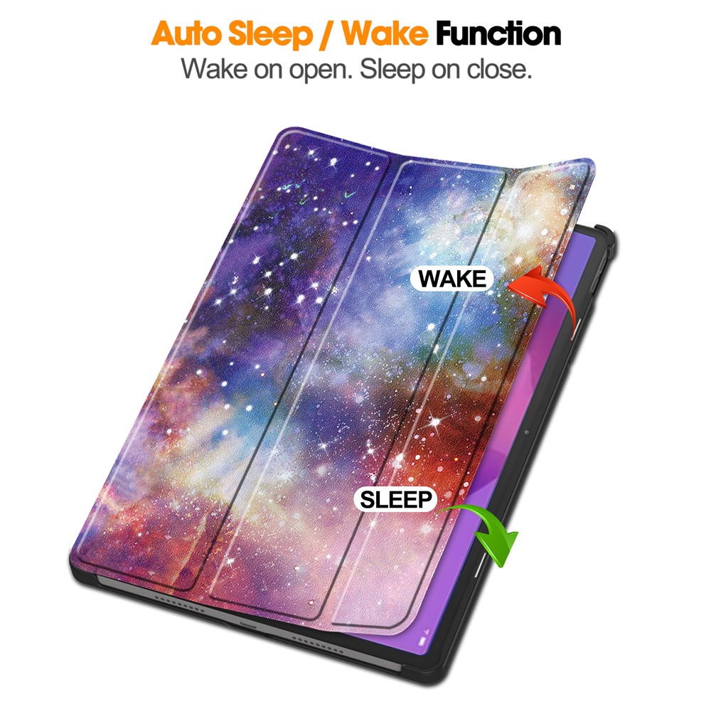  Lenovo Idea Tab Pro Fodral Tri-Fold Galaxy - Teknikhallen.se