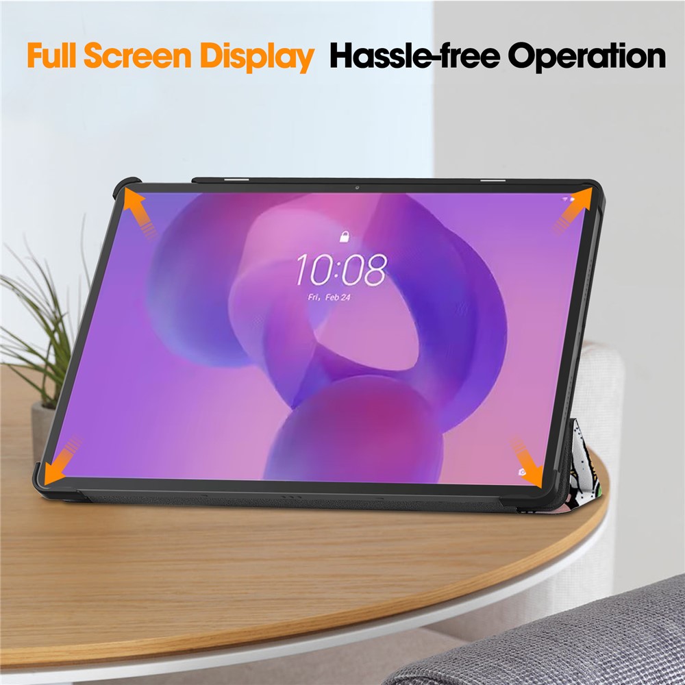 Lenovo Idea Tab Pro Fodral Tri-Fold Graffiti - Teknikhallen.se