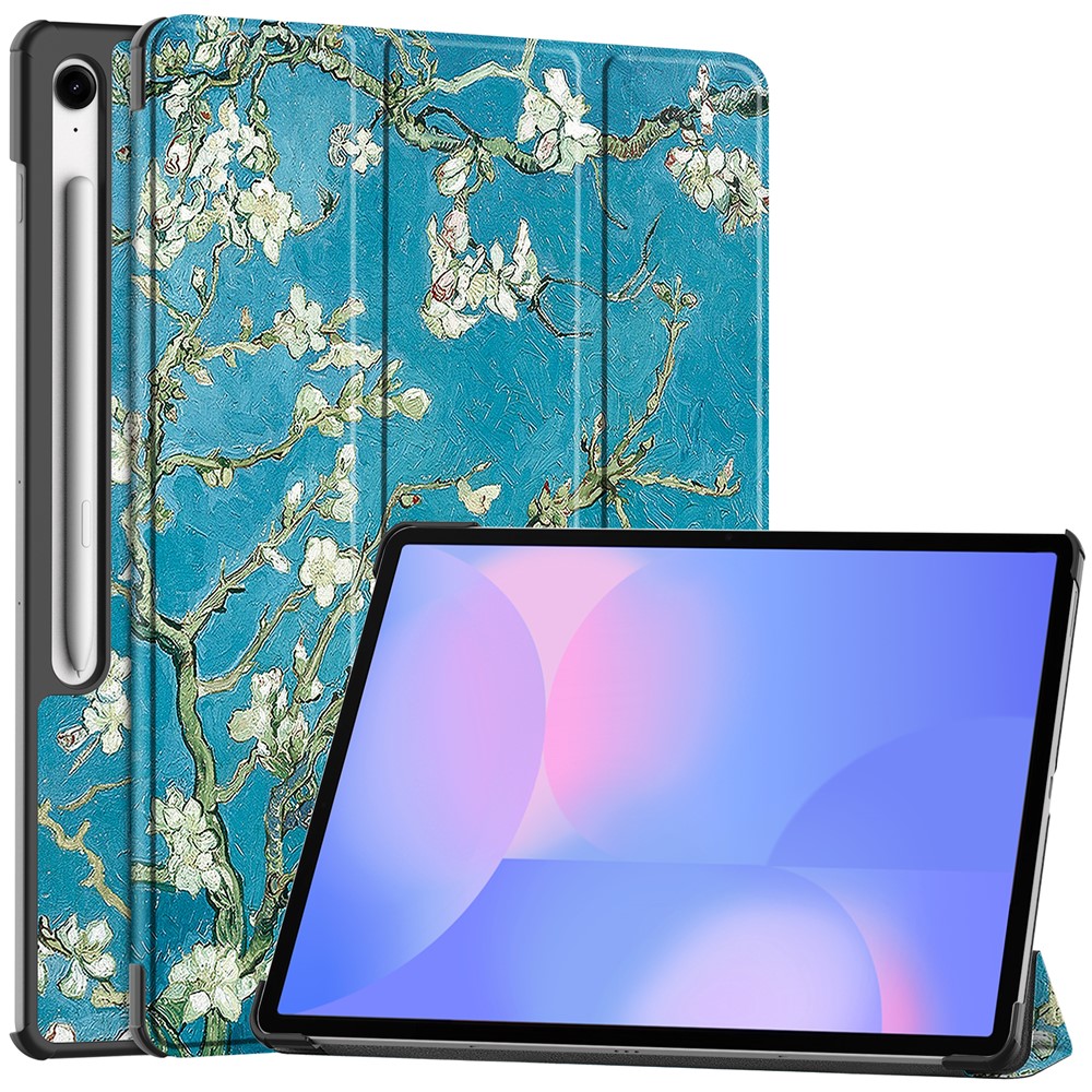  Samsung Galaxy S10 FE Plus Fodral Tri-Fold Peach Blossom - Teknikhallen.se
