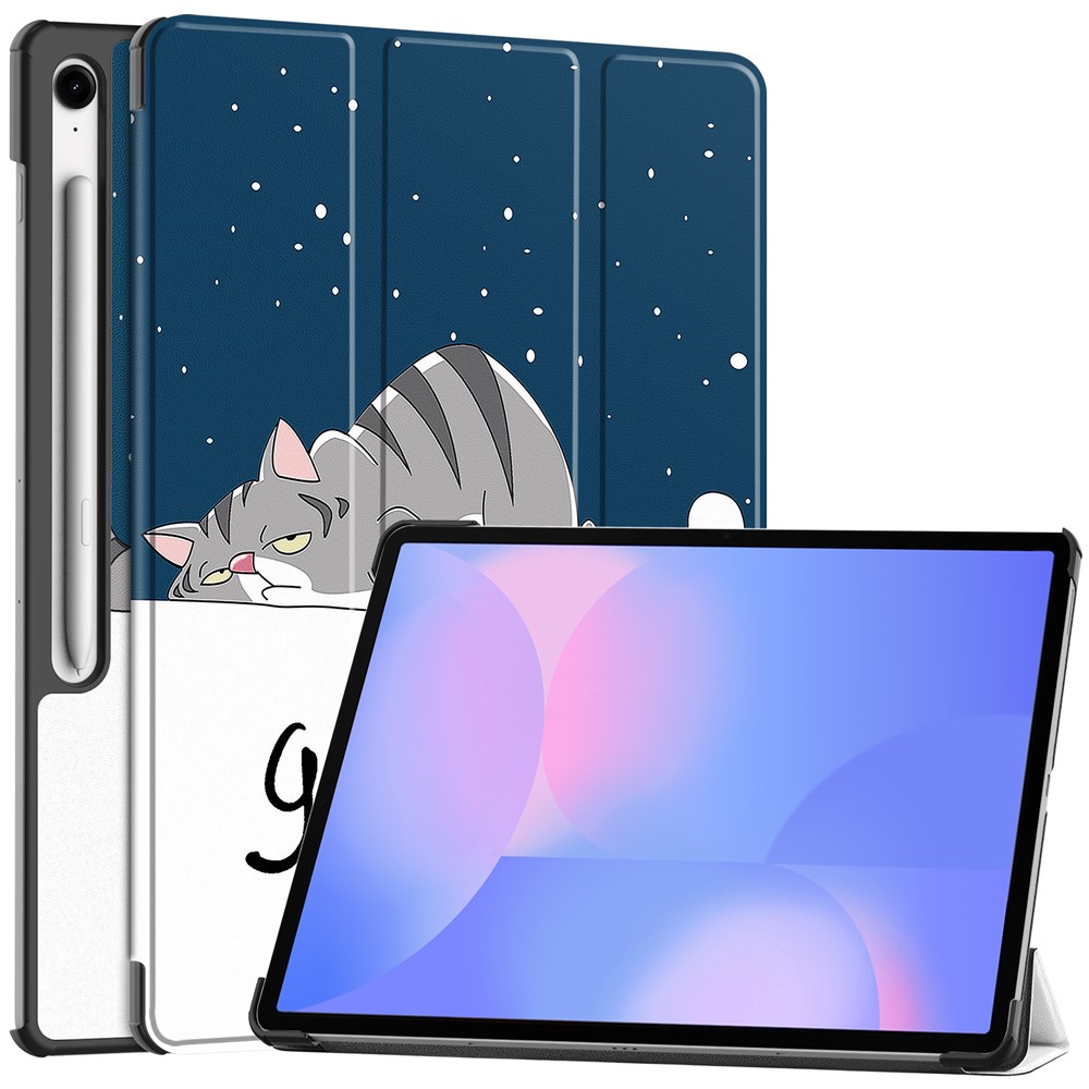  Samsung Galaxy S10 FE Plus Fodral Tri-Fold Katt - Teknikhallen.se