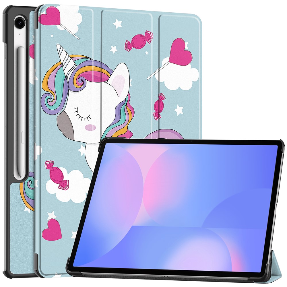  Samsung Galaxy S10 FE Plus Fodral Tri-Fold Enhörning - Teknikhallen.se