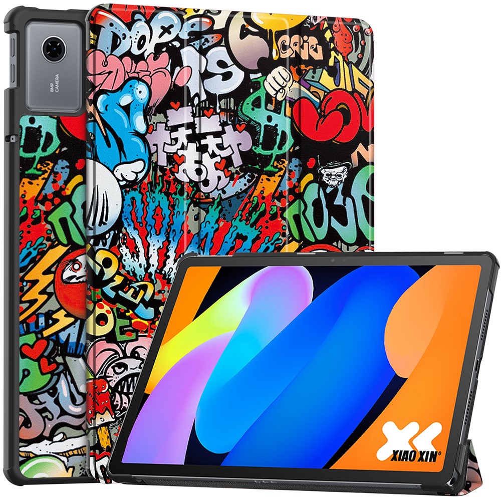  Lenovo Idea Tab Fodral Tri-Fold Graffiti - Teknikhallen.se