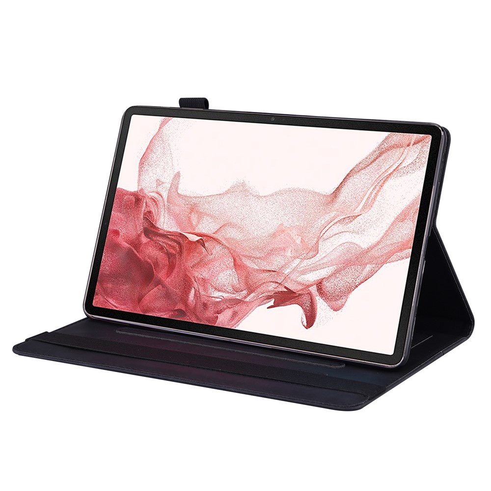  Galaxy Tab S11/S10 Lite/S10 FE/S9/S9 FE/S8/S7 Fodral Läder Svart - Teknikhallen.se