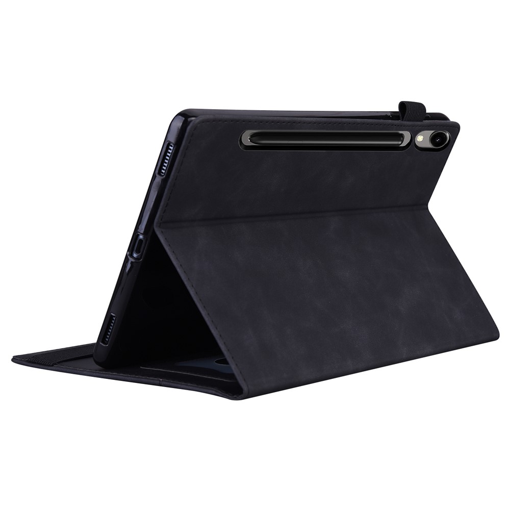  Galaxy Tab S11/S10 Lite/S10 FE/S9/S9 FE/S8/S7 Fodral Läder Svart - Teknikhallen.se