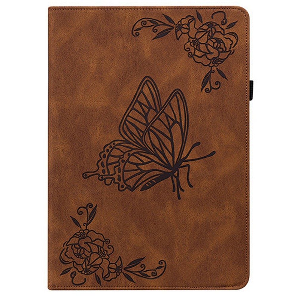  Samsung Galaxy Tab S11 Fodral Butterfly Flower Brun - Teknikhallen.se