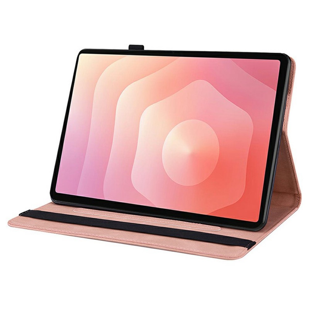  Samsung Galaxy Tab S11 Fodral Butterfly Flower Rosa - Teknikhallen.se