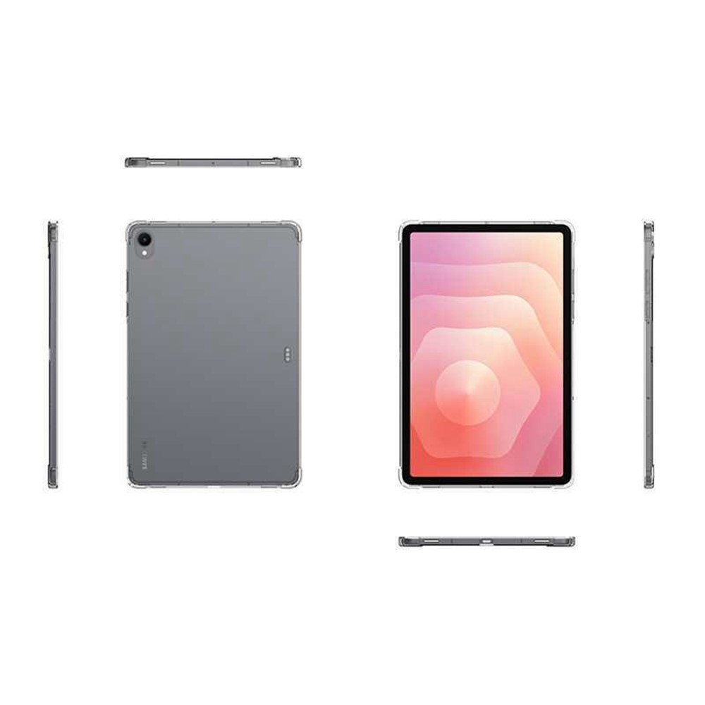  Samsung Galaxy Tab S11 Skal Shockproof TPU Transparent - Teknikhallen.se