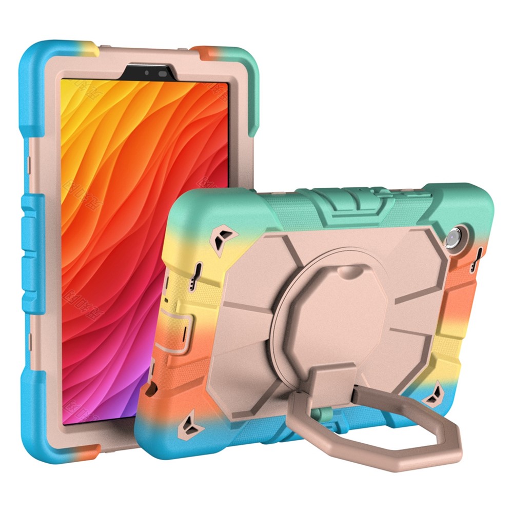  Galaxy Tab A11 Skal Kickstand Shockproof Rainbow - Teknikhallen.se
