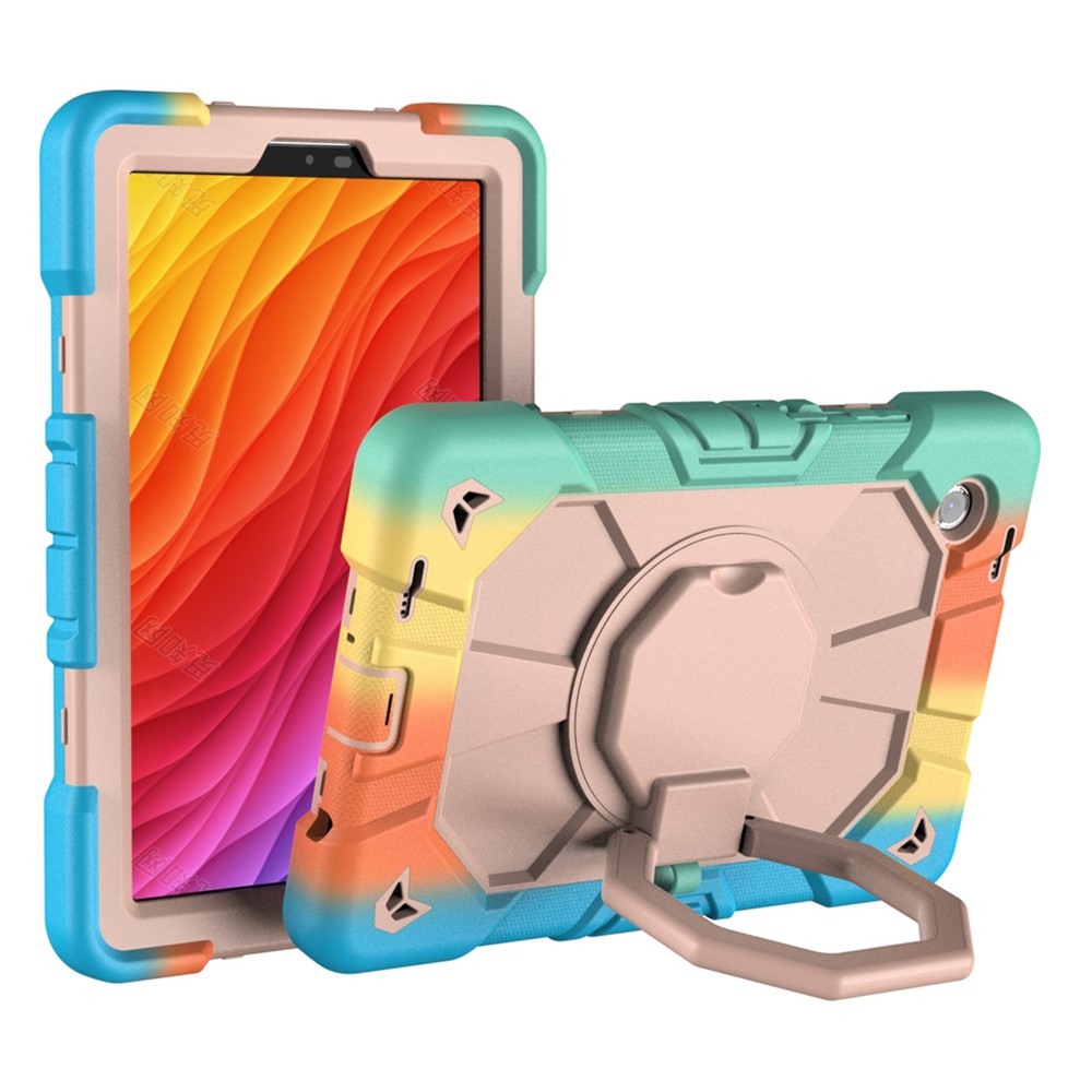  Galaxy Tab A11 Plus Skal Kickstand Shockproof Rainbow - Teknikhallen.se