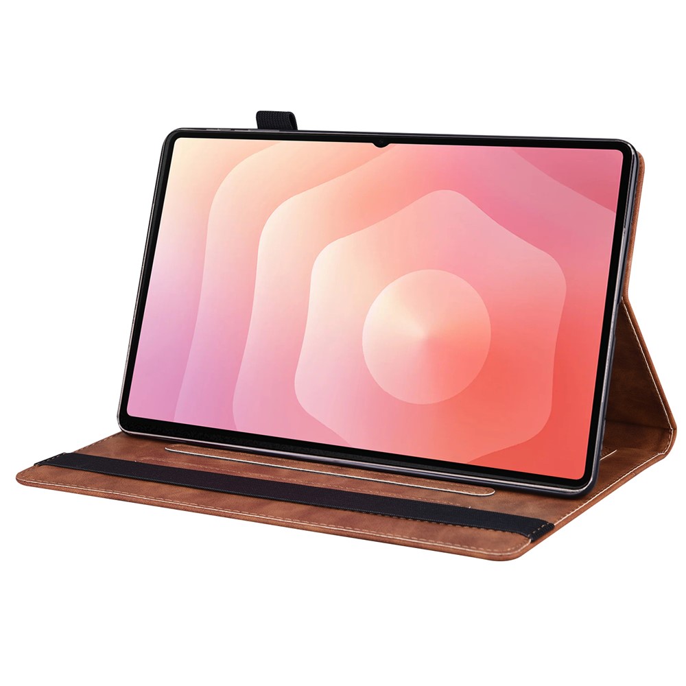  Samsung Galaxy Tab S11 Ultra Fodral Med Frontficka Brun - Teknikhallen.se