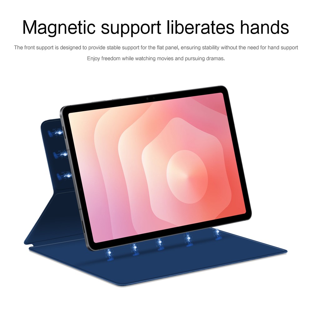  Samsung Galaxy Tab S11 Fodral Magnetiskt Blå - Teknikhallen.se