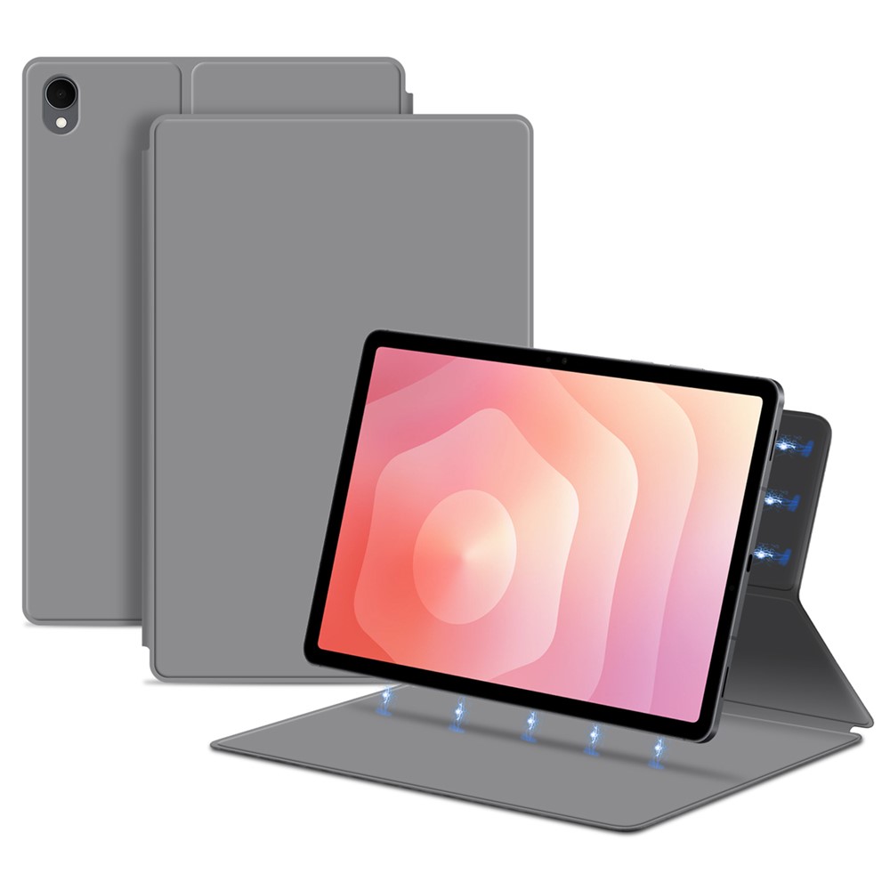  Samsung Galaxy Tab S11 Fodral Magnetiskt Grå - Teknikhallen.se