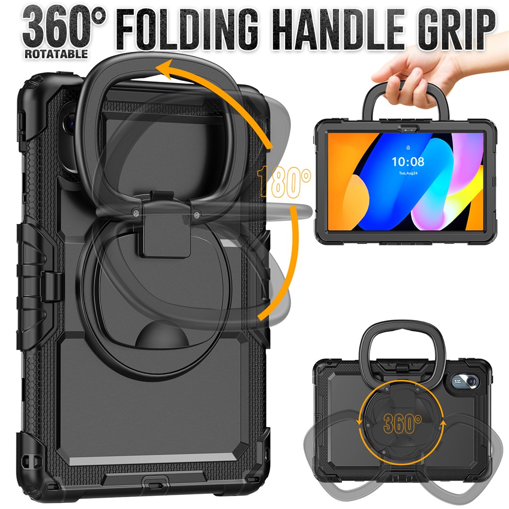  Lenovo Idea Tab / Tab M11 Skal Shockproof Hybrid Svart - Teknikhallen.se