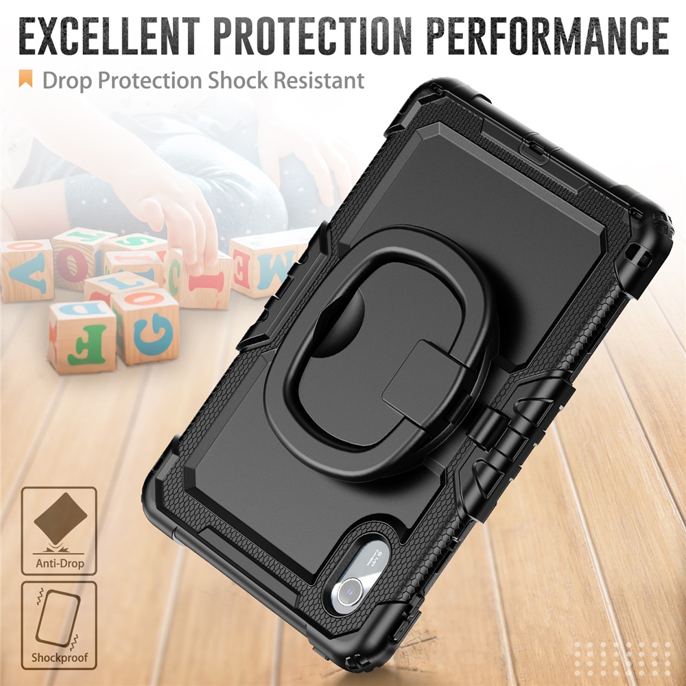  Lenovo Idea Tab / Tab M11 Skal Shockproof Hybrid Svart - Teknikhallen.se