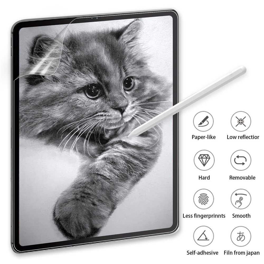  Samsung Galaxy Tab S10 FE Plus Skärmskydd Paperlike PET Privacy - Teknikhallen.se