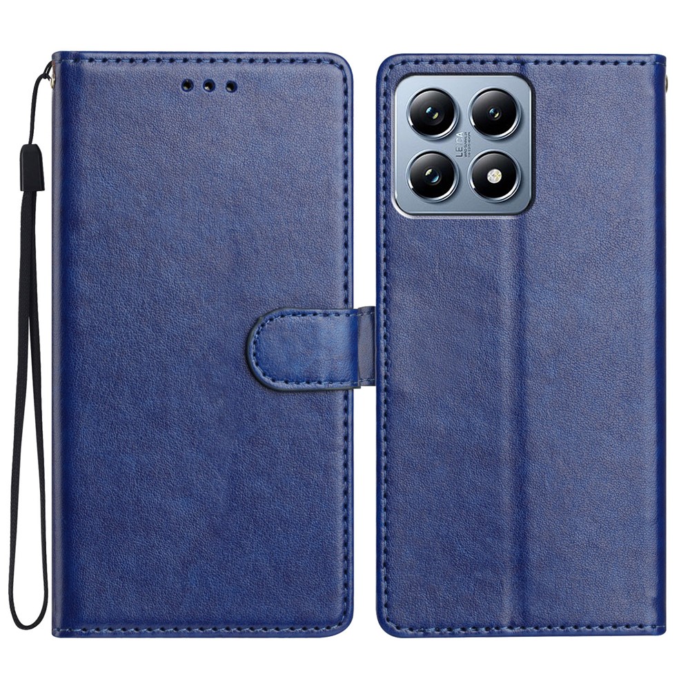  Xiaomi 15T Fodral Läder Blå - Teknikhallen.se