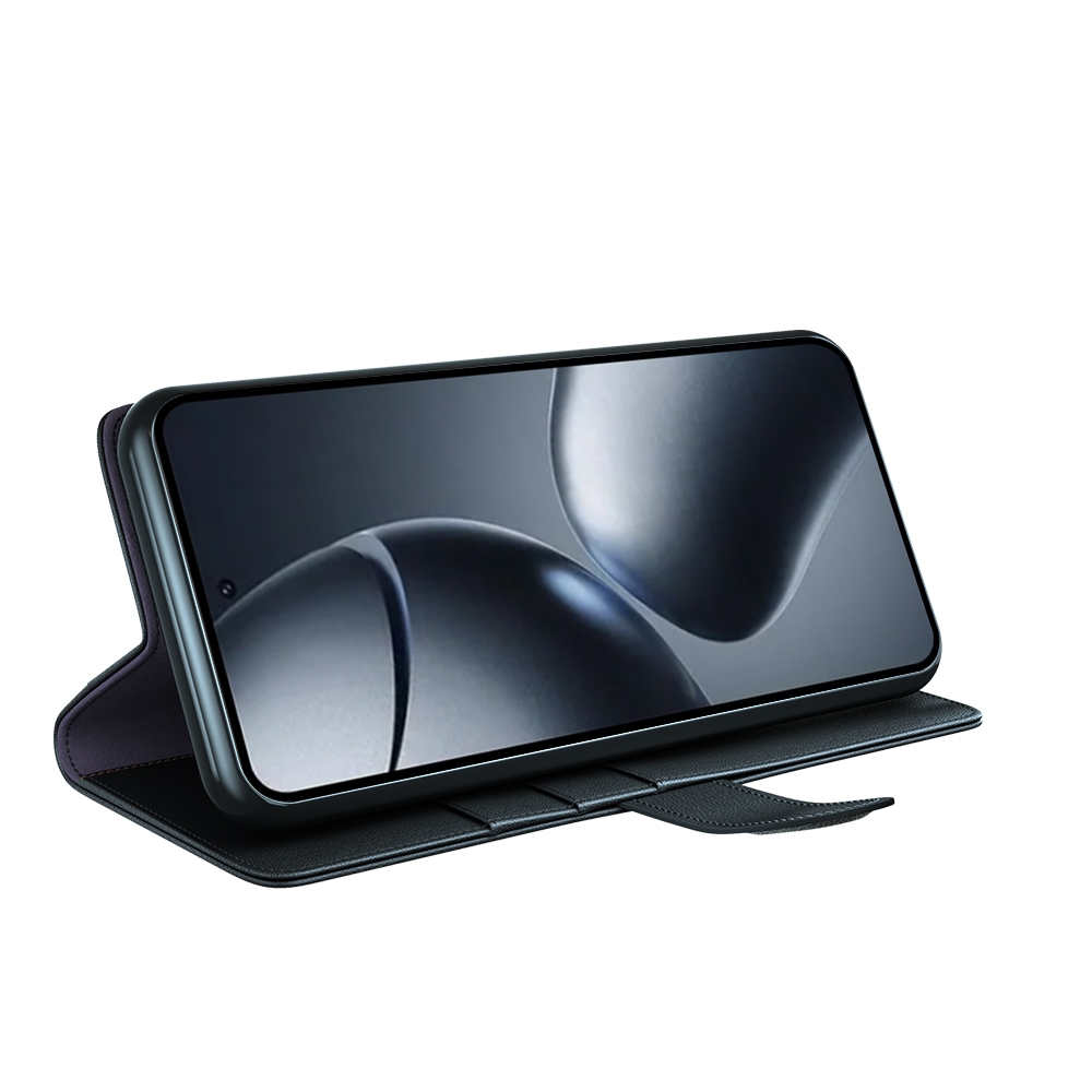  Xiaomi 15T Pro Fodral Premium Äkta Läder Svart - Teknikhallen.se