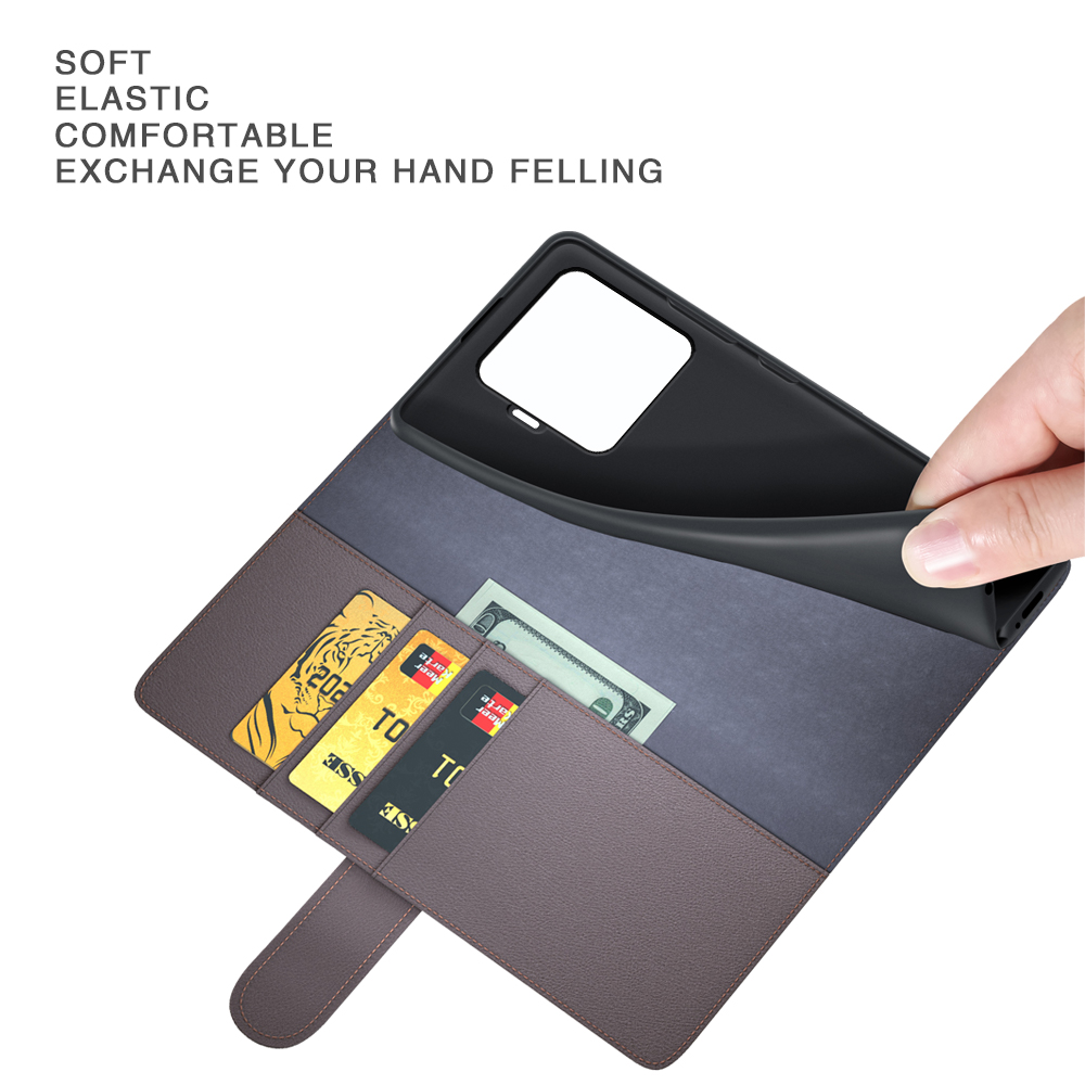  Xiaomi 15T Pro Fodral Premium Äkta Läder Brun - Teknikhallen.se