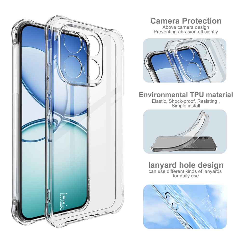 IMAK IMAK Xiaomi 15T Skal Airbag Shockproof Transparent - Teknikhallen.se