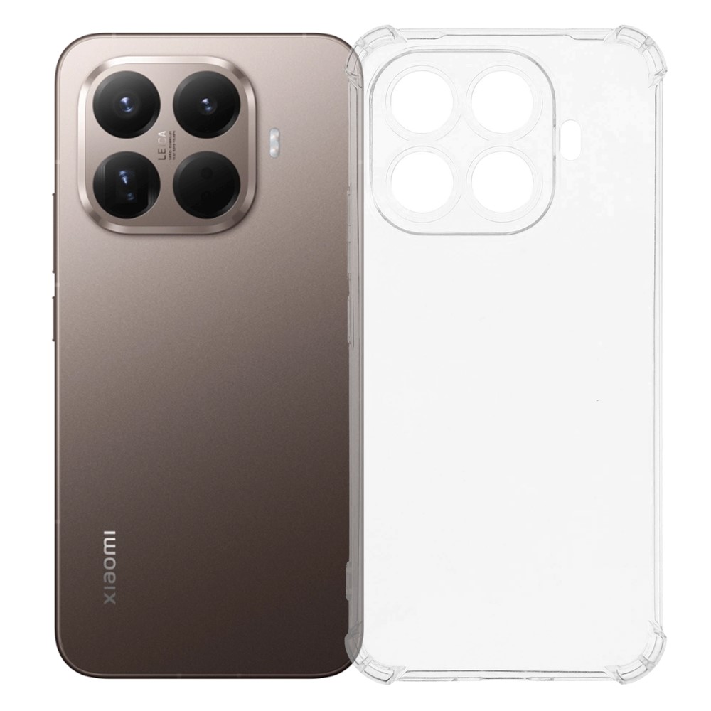  Xiaomi 15T Pro Skal TPU Shockproof Transparent - Teknikhallen.se