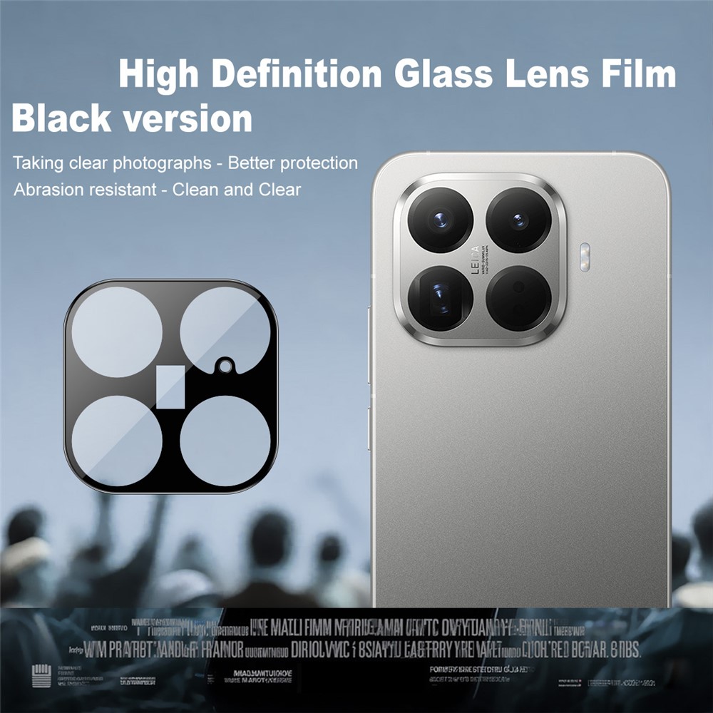 IMAK IMAK Xiaomi 15T Pro Linsskydd Härdat Glas Svart - Teknikhallen.se