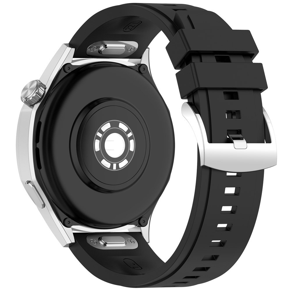  Klockarmband 22 mm Quick Release Silikon Svart - Teknikhallen.se