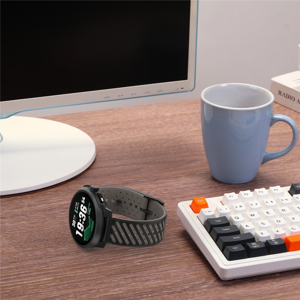  Klockarmband 22 mm Quick Release Silikon Svart - Teknikhallen.se