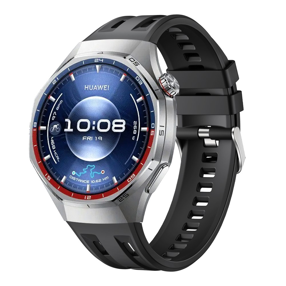  Huawei Watch GT 6 Pro 46 mm Armband FlexSilicone Svart - Teknikhallen.se