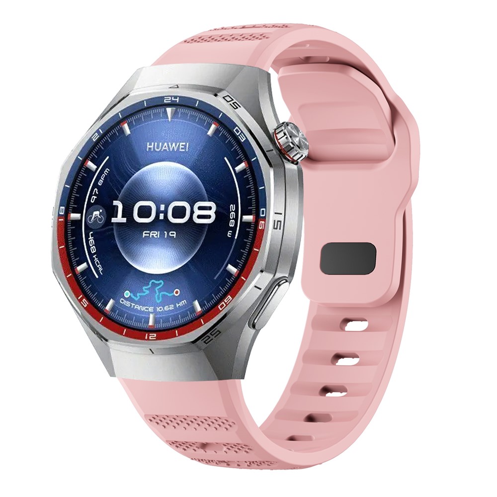  Huawei Watch GT 6 Pro 46 mm Armband AeroSilicone Rosa - Teknikhallen.se