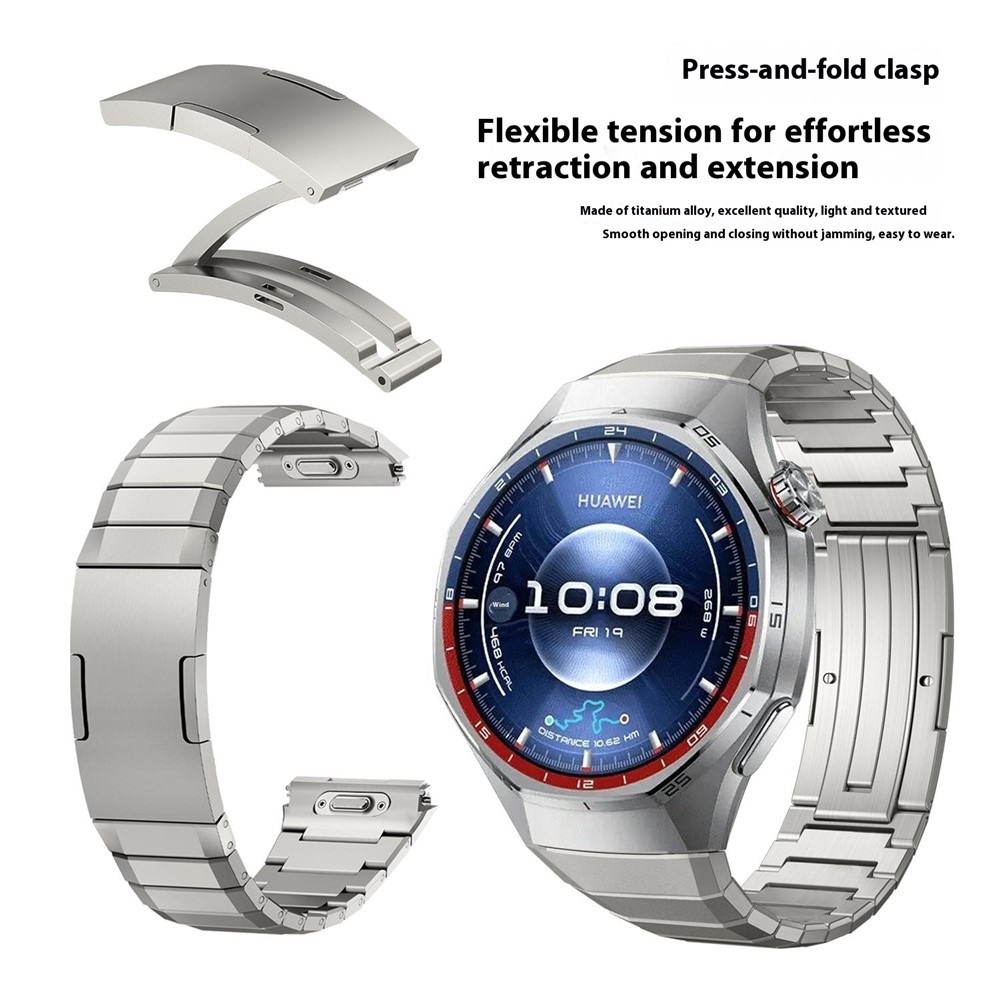  Huawei Watch GT 6 Pro 46 mm Armband Rostfritt Stål Svart - Teknikhallen.se