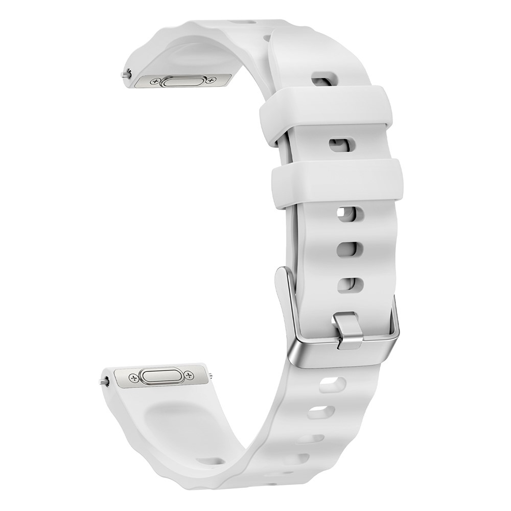  Klockarmband 18 mm Quick Release Wave Silikon Vit - Teknikhallen.se
