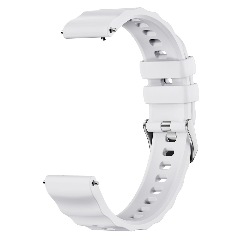  Klockarmband 18 mm Quick Release Wave Silikon Vit - Teknikhallen.se