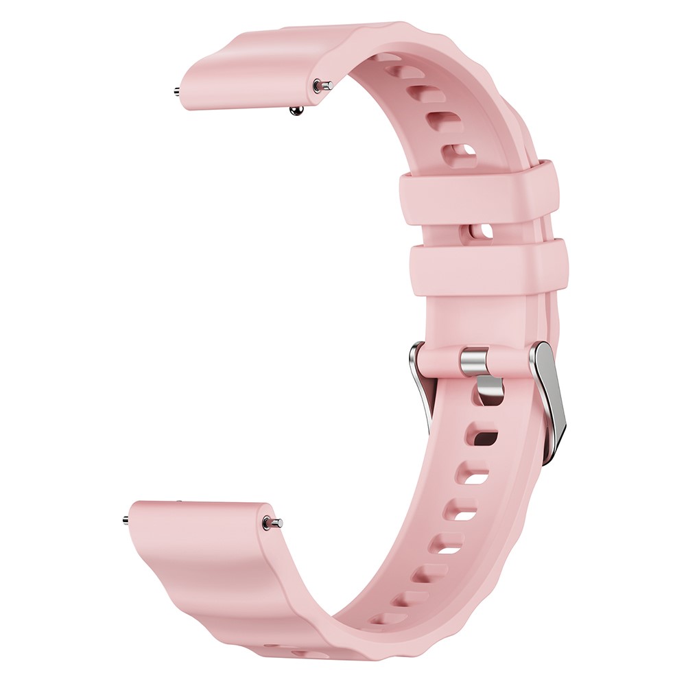  Klockarmband 18 mm Quick Release Wave Silikon Rosa - Teknikhallen.se