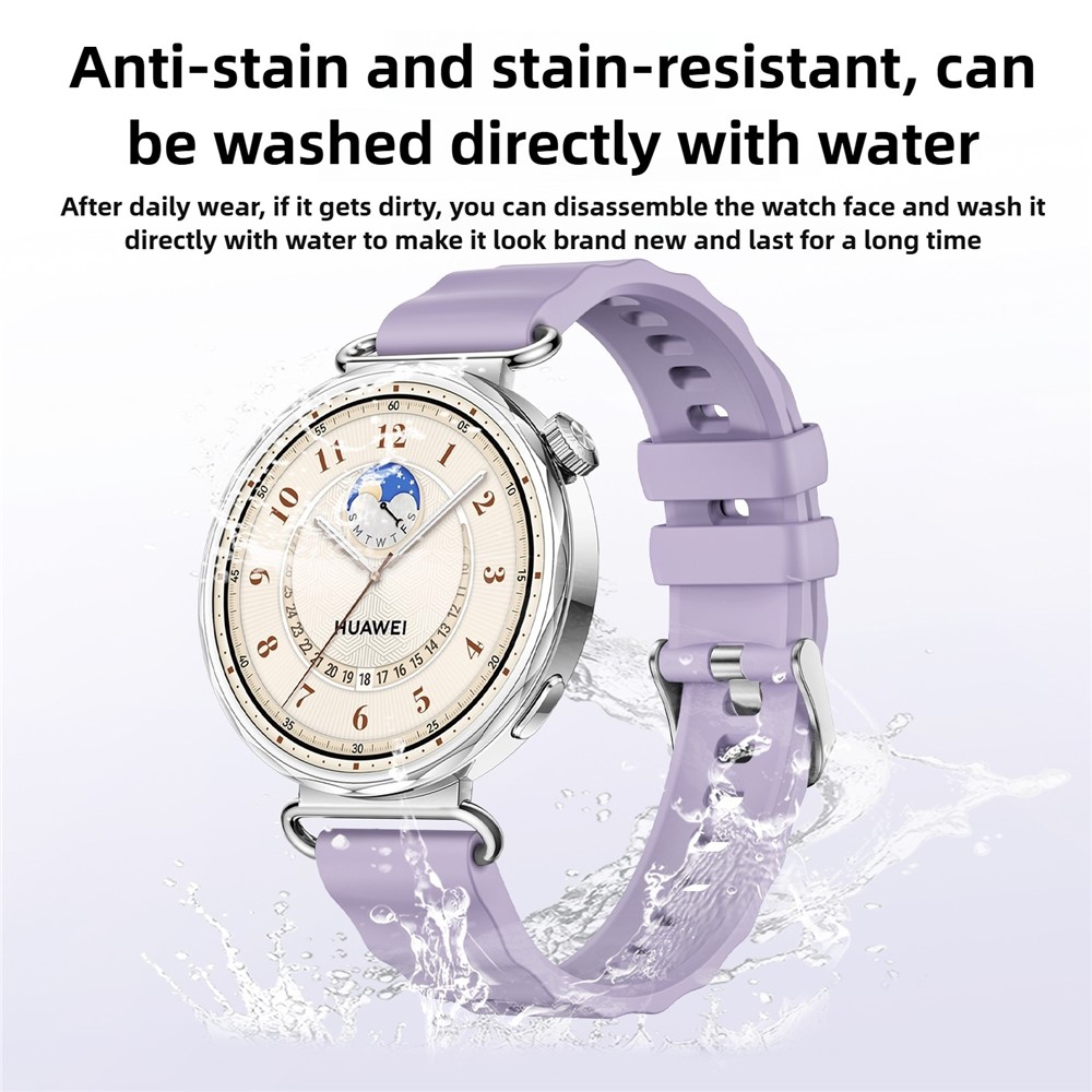  Klockarmband 18 mm Quick Release Wave Silikon Rosa - Teknikhallen.se