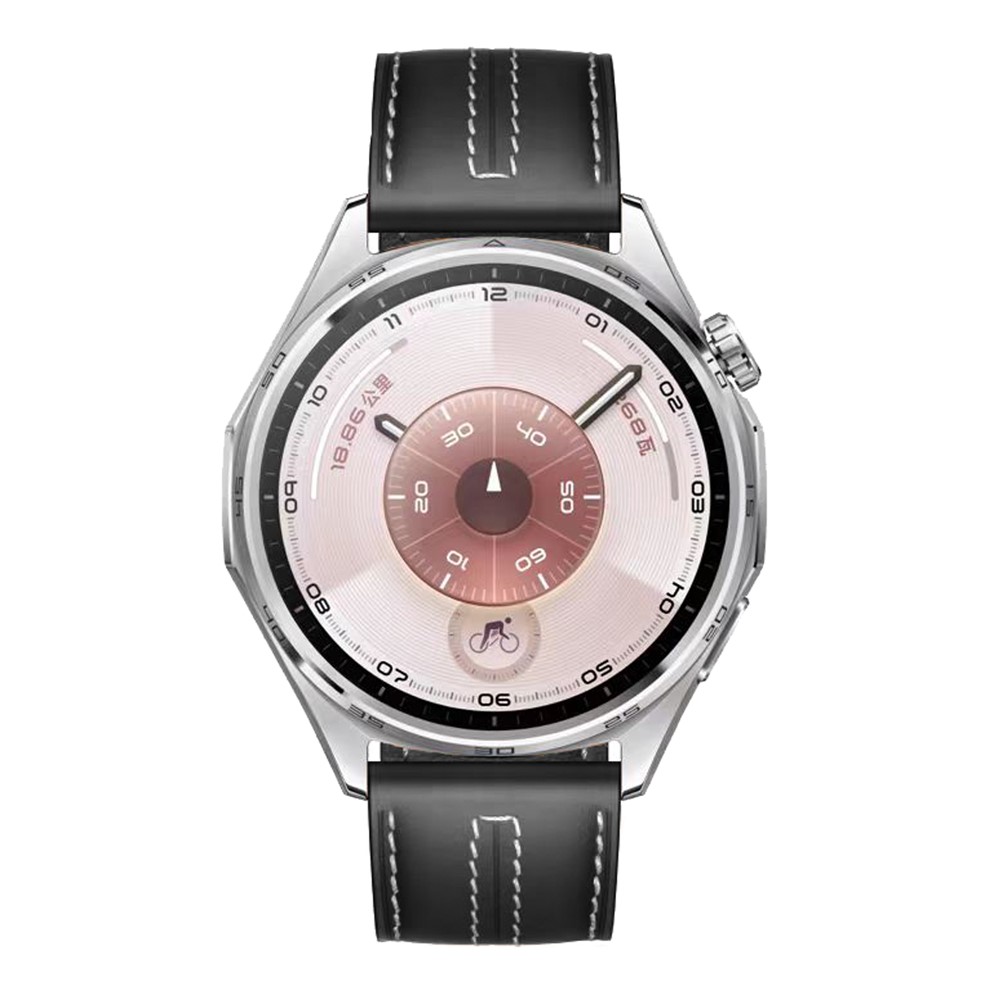  Klockarmband 22 mm Äkta Läder Svart - Teknikhallen.se