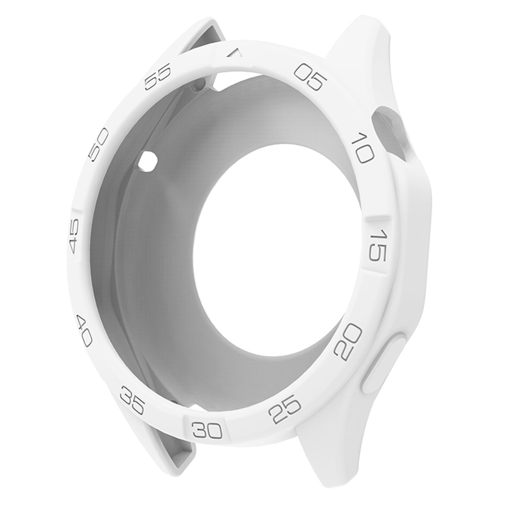  Huawei Watch GT 6/5/4 46 mm Skal Silikon Vit - Teknikhallen.se