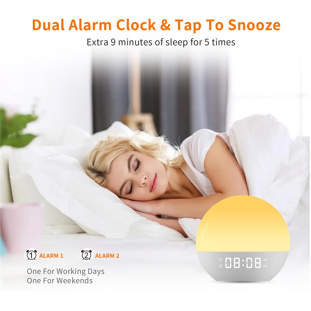  Nattlampa / Väckarklocka Med Soluppgång - Teknikhallen.se