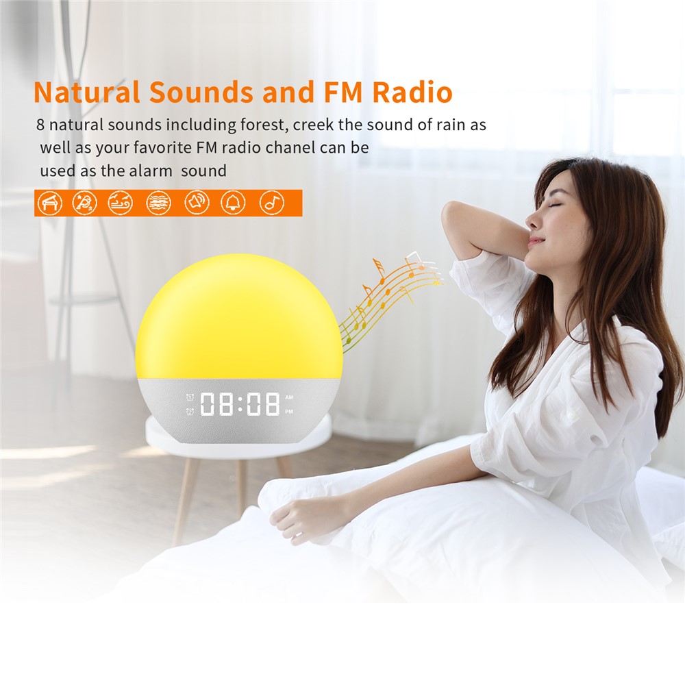  Nattlampa / Väckarklocka Med Soluppgång - Teknikhallen.se