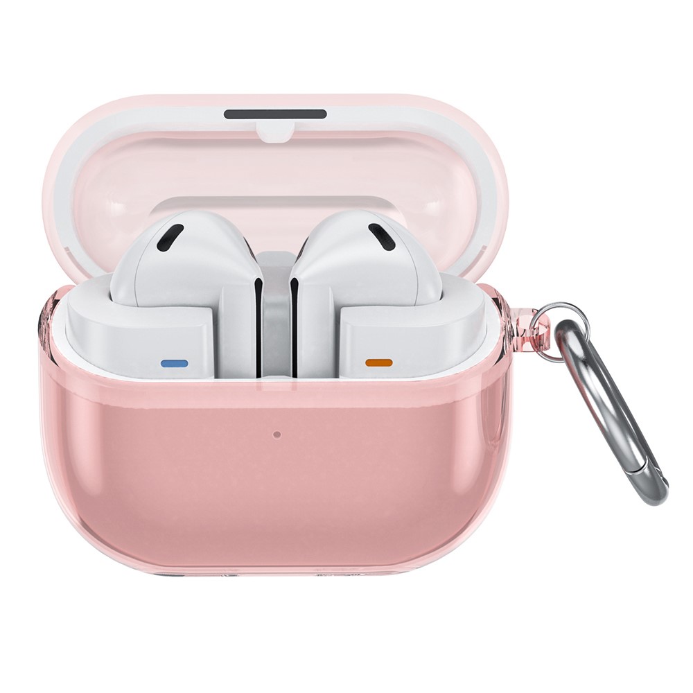  Samsung Galaxy Buds 3/3 Pro Skal Karbinhake TPU Rosa - Teknikhallen.se