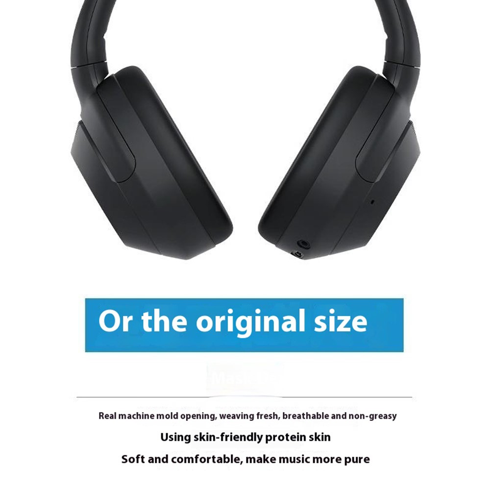  Öronkuddar För Sony ULT Wear WH-ULT900 Läder Svart - Teknikhallen.se