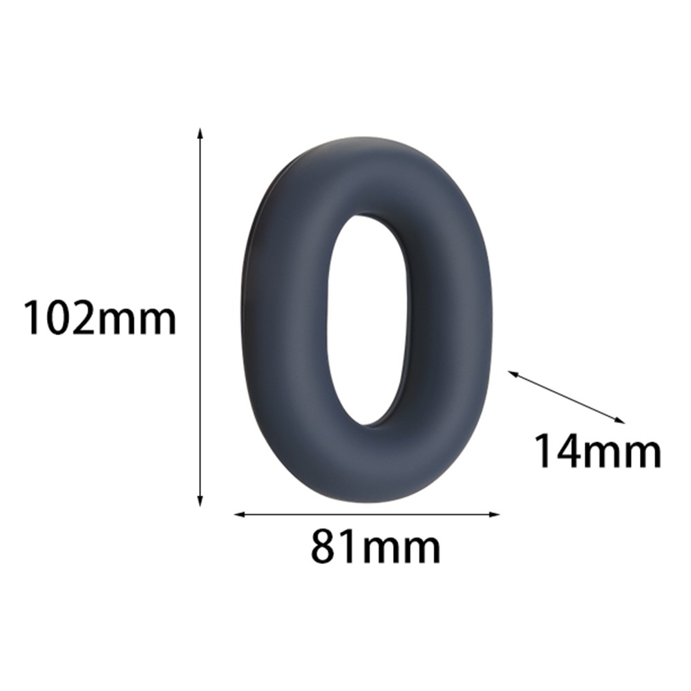  Öronkuddar För Sony WH-1000XM6 Silikon Svart - Teknikhallen.se
