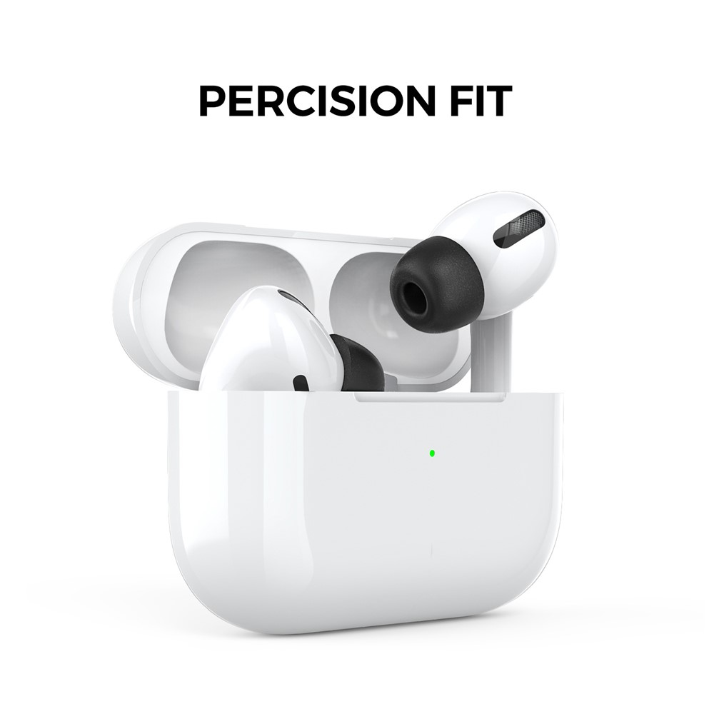 AHASTYLE AHASTYLE 3-PACK AirPods Pro 2/1 Öronpluggar Silikon Svart - Teknikhallen.se