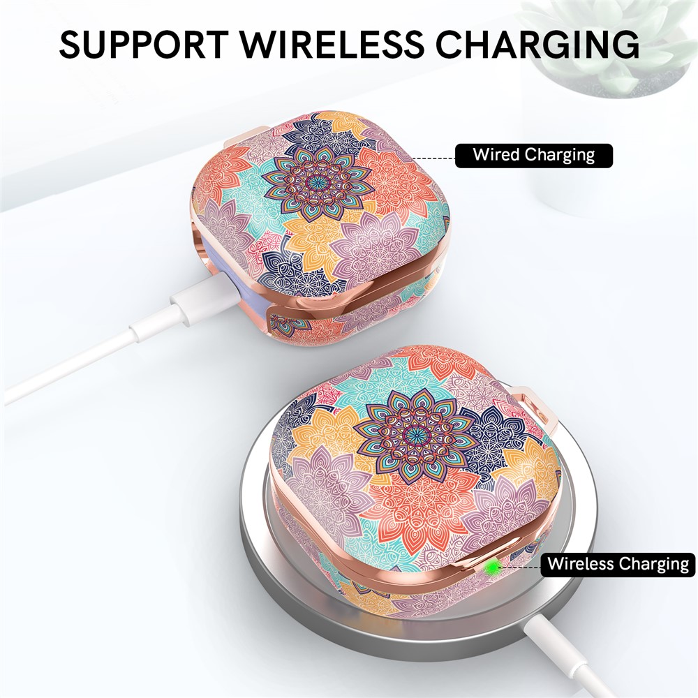 AHASTYLE AHASTYLE Galaxy Buds 2/2 Pro/Pro/Live Skal Pattern Mandala - Teknikhallen.se