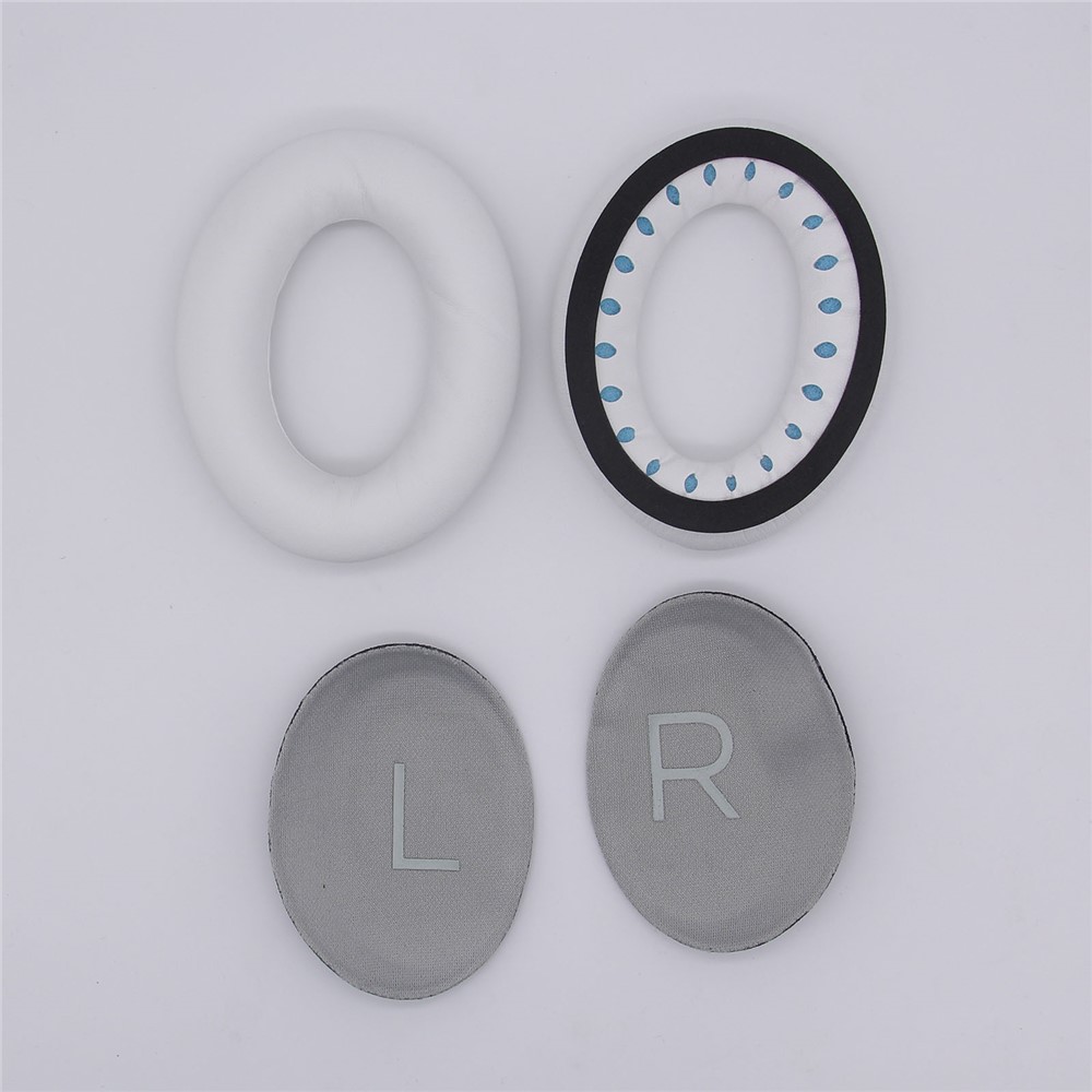  Öronkuddar För Bose QuietComfort 45 Silikon Silver - Teknikhallen.se