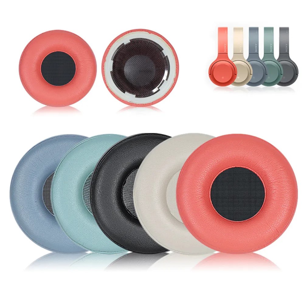  Öronkuddar För Sony WH-H800 Läder Svart - Teknikhallen.se