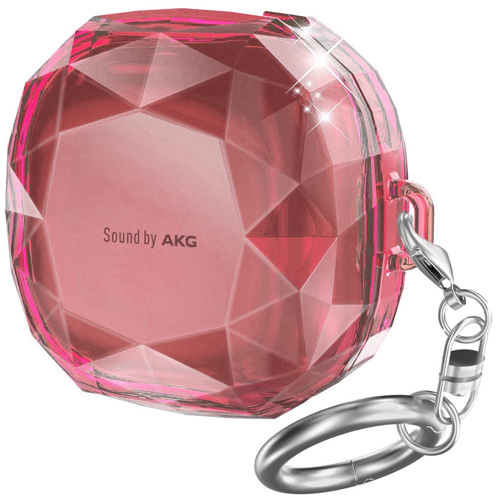 AHASTYLE AHASTYLE Galaxy Buds 2/Pro/Live Skal Diamond Rosa - Teknikhallen.se